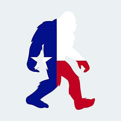 Texas Bigfoot Sticker FA Graphix Vinyl Decal TX Big Foot