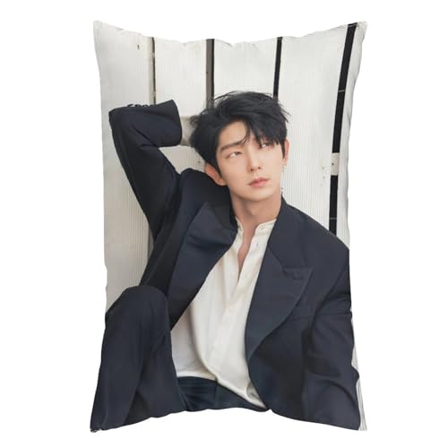 イ・ジュンギ9 抱き枕カバー 長方形 等身大クッションカバー 両面プリント 気持ちいい 安眠 隠しファスナー式 伸縮性 着脱簡単 肌触り良い 柔らかい 四季兼用 ベッド飾り 20"x30"