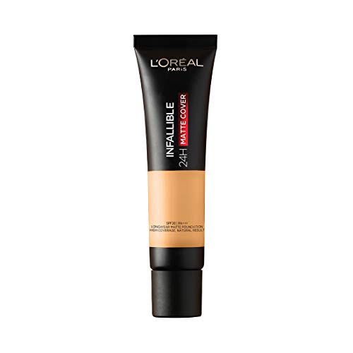 Image of Loreal Paris Infallible 24H Matte Cover Liquid Foundation, 123 Natural Vanilla, 35 ml
