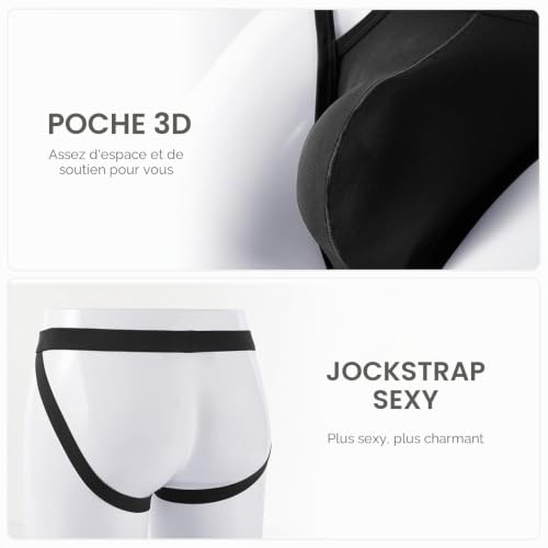 Casey Kevin Jockstrap String Homme Tanga sous-vêtements String Sport Homme Respirant Tanga de Sport – vue 5