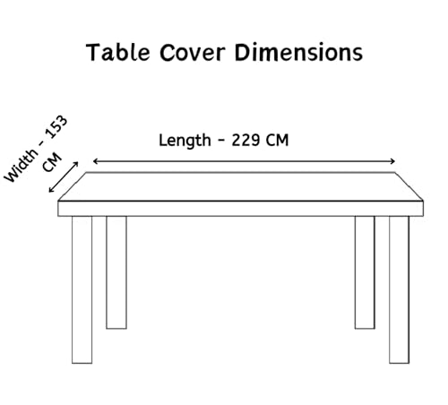 Image of Amazon Brand - Umi Super Soft Brushed Microfiber Cotton Dining Table Cloth, Printed Rectangular 6 Seater Table Cover 60X90(Inches)