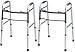Lumex Everyday Dual Release Walker, Adult, Aluminum, Medical Supplies and Equipment, Pack of 2, 716070A-2