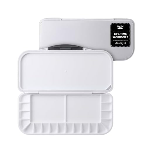 Mr. Pen- Airtight Watercolor Palette with Lid, 18 Wells & 2 Mixing Areas