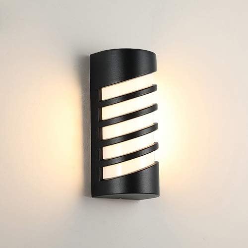 6W LED Lamp Outdoor/Indoor Gate Door-side Wall Sconces Light Fixture Waterproof IP65 Warm White