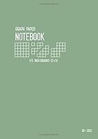 Graph Paper Notebook B5 1/5 Inch Squares: Dusty Green, Medium, 5 Grids per Inch - 5x5, Numbered Pages, White Sheet, Soft Cover, Composition Book Quad Ruled for Math and Science 1726186938 Book Cover