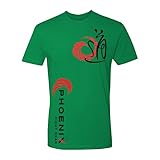 Phoenix Fight Gear The Way Tee for MMA T Shirt, Karate T-Shirt, Fight Sports & Athletic Wear (Medium, Green)
