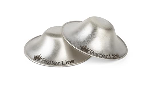 Silver Nursing Cups to Soothe Nipples for Breastfeeding Moms | Newborn Essentials Handmade Silver Nipple Shields, 100% Natural Silver Nursing Pads Baby Shower Gifts - Thumbnail 6