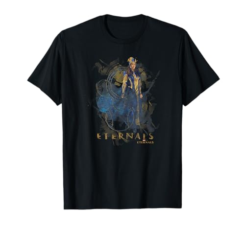 T-shirt Marvel Eternals Ajak graphique haut de gamme vêtement coton imprimé watercolor