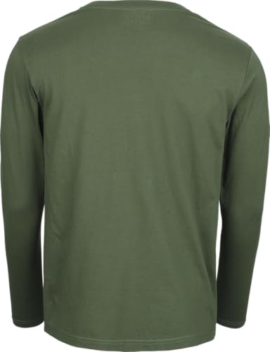 Maglia Maniche Lunghe Di Black Premium By Emp - Essential Longsleeve Mit SchnüRung - M A Xxl - Uomo - Verde Oliva - 2