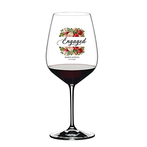 Verres à vin rouge pour couple solution cadeau de mariage originale - 3