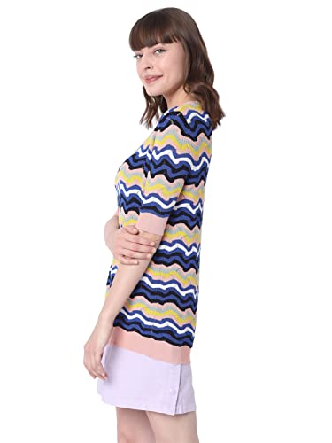 Image of VERO MODA Women's Rayon Blend Slim Fit Top