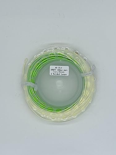 Soie mouche WF7 verte et ivoire pour vos sorties de pêche matinales