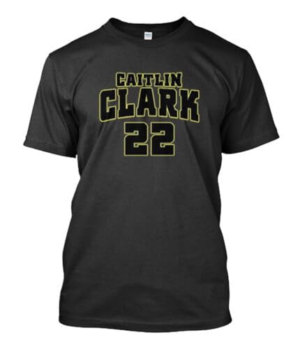 SHUPMN Best Caitlin Clark 22 American College T-Shirt Size S-2XL BlackXX-Large