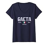 Womens Gaeta Italy Field/Gaeta Italia/Gaeta Lazio V-Neck T-Shirt