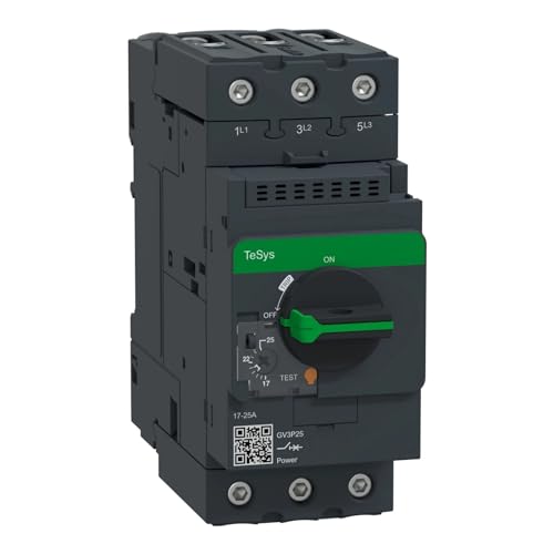 Disjoncteur de moteur 3P 17-25A GV3P25 à bornes magnétiques thermiques