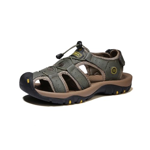 Chaussures aquatiques en cuir imperméables pour le sport homme