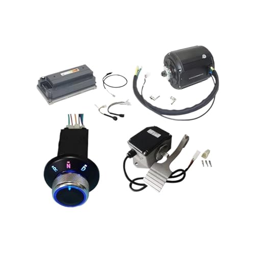 Hub Motor QS138 90H 72V 4000W to 7500W Liquid-Cooled PMSM Mid-Drive Motor Conversion Kit 110KPH EM200-2SP Controller(Sprocket Type DKD)