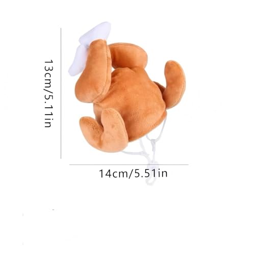 Sombrero Ajustable de Pata de Pavo para Perros miniatura 2