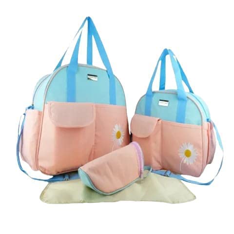 Sunflower bag combo Baby diaper handbag baby nursing diaper tote bag mother's travel waterproof hand bag mother hospital bag (Multicolor)