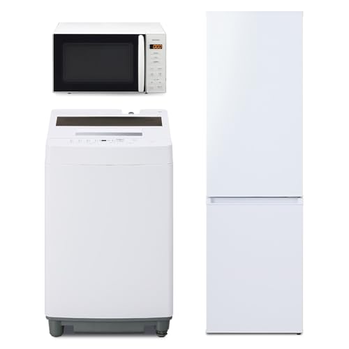 アイリスオーヤマ 新生活セット 家電セット 3点セット 洗濯機7kg 白+冷蔵庫170L 白+レンジ17L 白