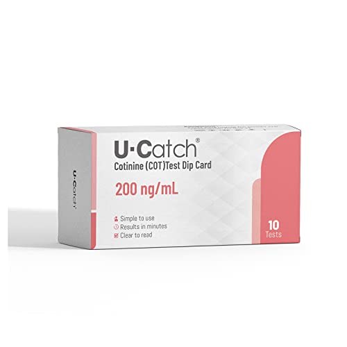 [10 Pack] Nicotine/Cotinine/Tobacco Test Kit: At Home Nicotine Test Kit Rapid Testing Detection 200 Ng/Ml #TOP28