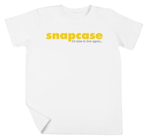 Snapcase - Its Time To Live Again Niño Niña Unisexo Blanco Camiseta Manga Corta Kids White T-Shirt