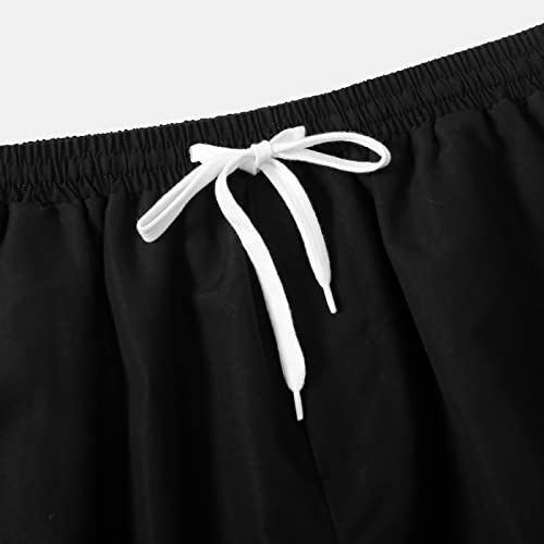 Iffei Mommy And Me Matching Swimwear One Piece Mother Daughter Monokini Bathing Beach Wear Girls: 4-5 Years Black #TOP6