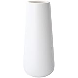D'vine Dev Tall White Ceramic Vases - Home Decor Vase Table Centerpieces Vase - Gift Box Packaged