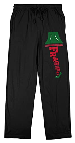Bioworld A Christmas Story Fragile Men's Black Sleep Pajama Pants