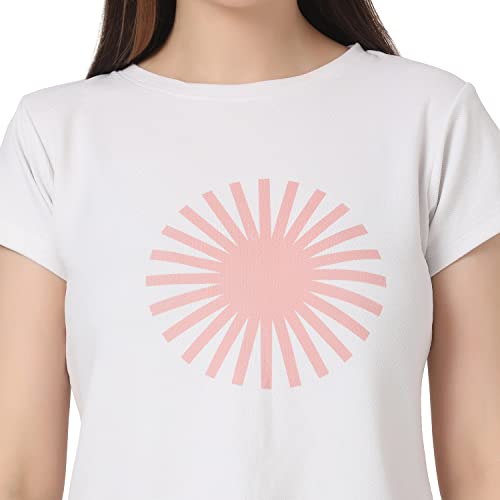 Image of GRECIILOOKS T Shirt for Women | Women T Shirt | T Shirt Women | Casual Loose Fit | Oversized T Shirt for Women | T-Shirt for Women