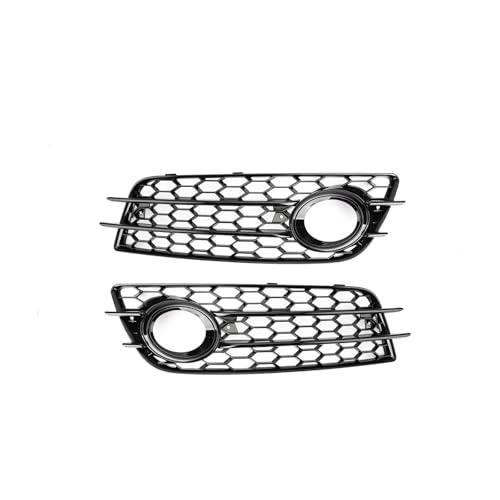 Rejilla de parachoques estilo panal con luz antiniebla para A4 S-line 2008-2012
