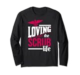 Loving The Scrub Krankenschwester Doctor Gowns Langarmshirt