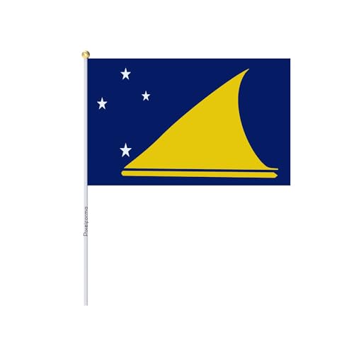 Drapeau Tokelau 30x45cm miniature pavillon en lot de 100 pièces - 4