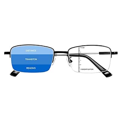 MIRYEA Progressive Multifocus Computer Reading Glasses Blue Light Blocking Readers 1.5