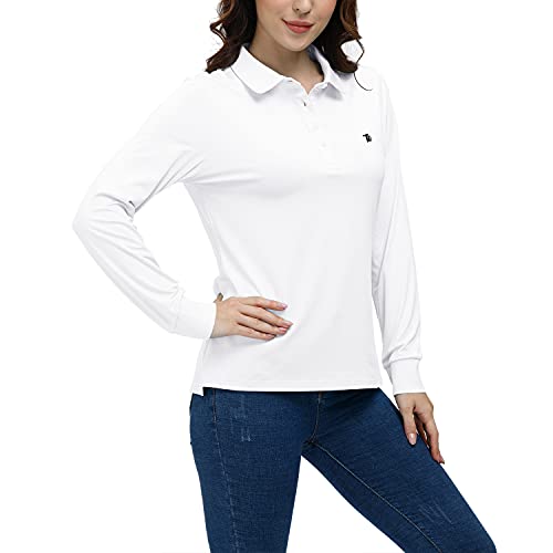 AIRIKE Golf Polo Shirts for Women Long Sleeve Colourful Quick-Dry Workwear & Activewear-Womens Athletic Apparel3