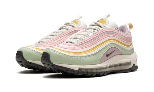 Nike Girl's Air Max 97 Sneaker, Phantom/Iron Grey/Plum Fog/Honeydew, 62