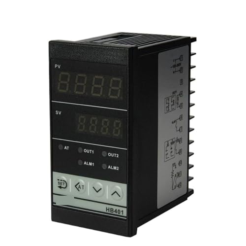 Régulateur de température HB401-FK FP-M à double affichage pour commande de chaleur - 4