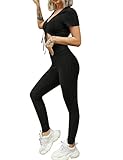 conjuntos deportivos gym Legging de realce de glúteos: el diseño especial con pliegues en la espalda puede levantar sus glúteos en una forma más gorda y atractiva. Resalta tus glúteos y los hace lucir como un bonito melocotón. Así que estos leggins mujer push up te darán una bonita curva que levantará tus glúteos.