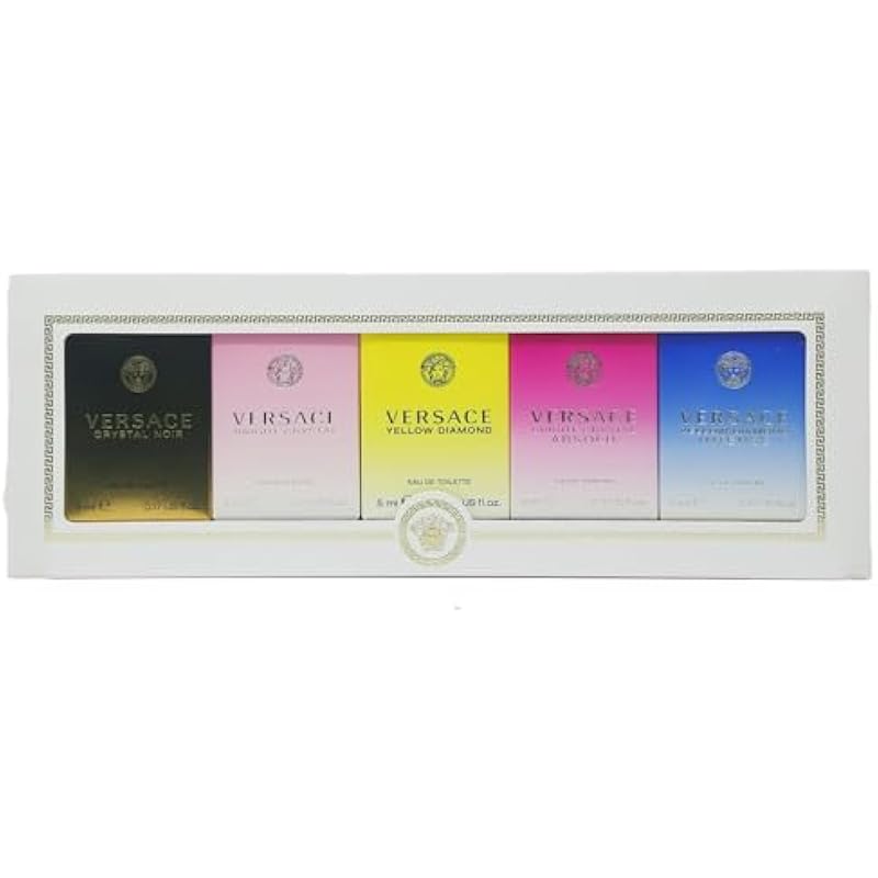 Versace Womens Fragrance Collection 5 Piece Set