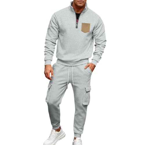 Ensemble homme deux pièces gris clair S costume stretch moderne pour bureau