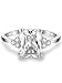Yaresul 3.5CT 925 Sterling Silver Radiant Cut Engagement Ring for Women Cubic Zirconia Wedding Band CZ Promise Wedding Ring for Women Size 7
