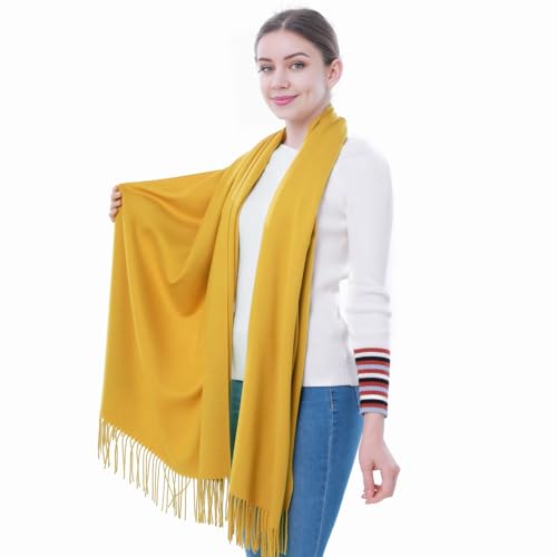 Image of Pashmina Scarf and Shawl - Soft Women Pashminas Wrap for Wedding Evening Party dresses