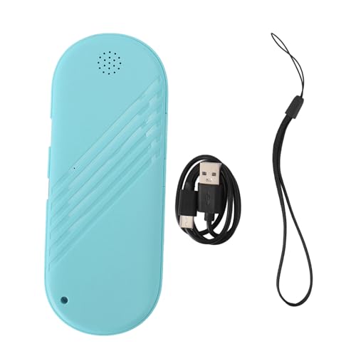 Ouitble Altavoz de Almohada Bluetooth Mini conducción ósea Estéreo Bajo Apagado temporizado Control de Volumen Altavoz inalámbrico portátil para Dormir Junto a la Cama Viajes ABS 1 (Azul Cielo)