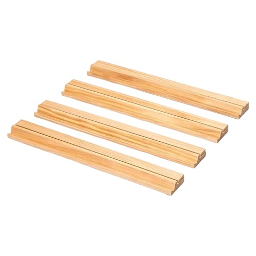 Supports de Mahjong en bois avec poussoir pour éviter de renverser vos tuiles pendant la partie