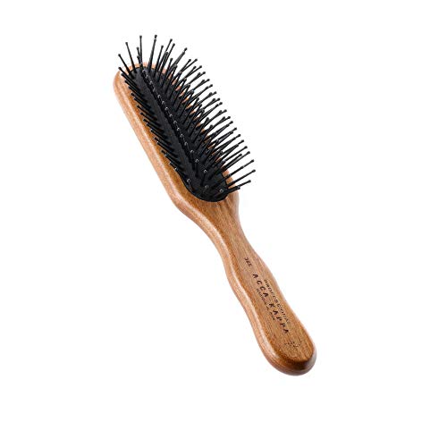 Brosse pneumatique Acca Kappa avec épingles à pompons pour démêler les cheveux