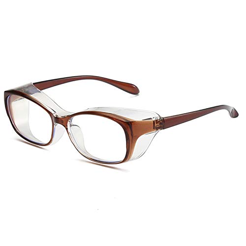 QIULAO Gafas Protectoras Anti-Polen Adultas, Gafas Protectoras tridimensionales envueltas.Anti-Niebla, Anti-Azul, Anti-gotea, Anti-Polvo, Adecuado para Gafas de Seguridad usadas por Hombres y Mujeres