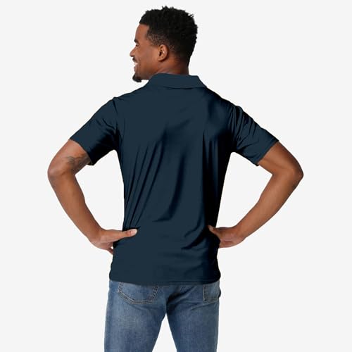 FOCO NFL Polo de Rendimiento para Hombre con Logo Oficial del Equipo de Fútbol Americano y Manga Corta miniatura 3