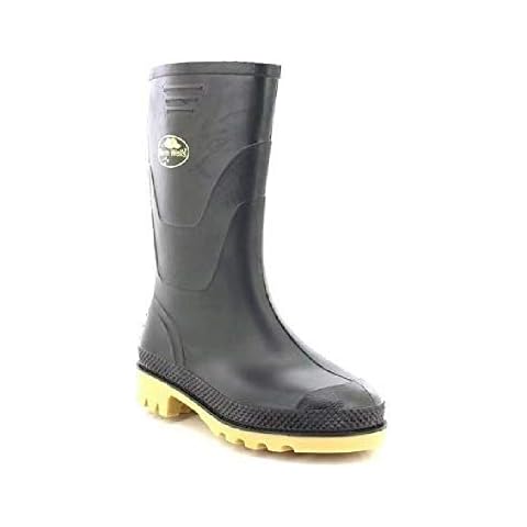 Stormwells SPLASH Junior PVC Wellies Black Cover