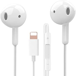 In Ear Headphones for iPhone,Wired Stereo Sound Headphones for iPhone with Microphone and Volume Control,Noise earphone Cancellation Compatible with iPhone 11/11 Pro/12/12 Pro/13/XS Max/XR/X/SE/8/7