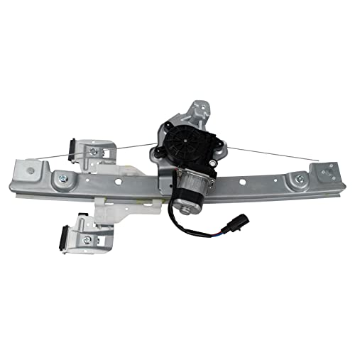 Image of TRQ Rear Left Power Window Regulator & Motor Assembly Drivers Side Compatible with 2005-2010 Chrysler 300 2006-2010 Dodge Charger 2005-2008 Magnum